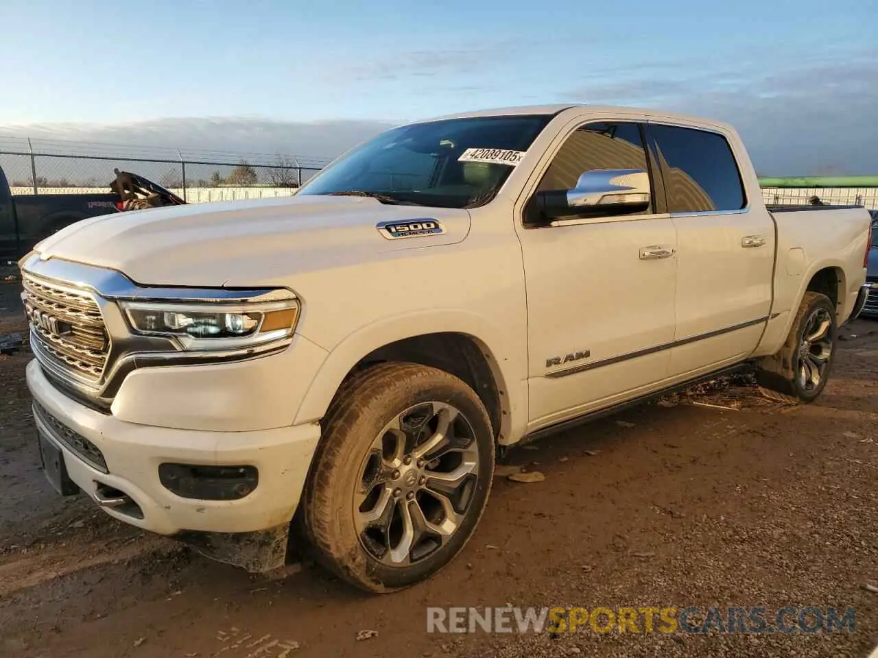 1 Photograph of a damaged car 1C6SRFHT5KN692740 RAM 1500 2019