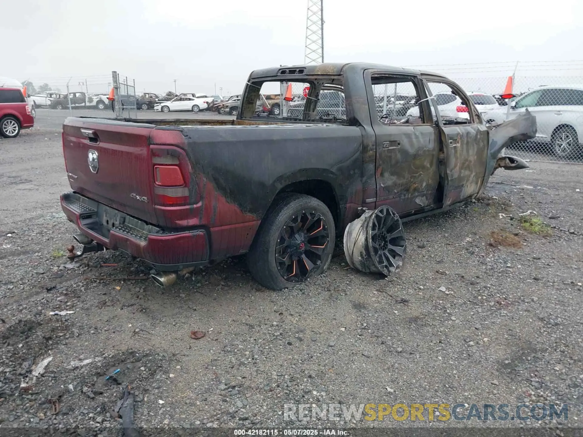 4 Photograph of a damaged car 1C6SRFHT6KN594249 RAM 1500 2019