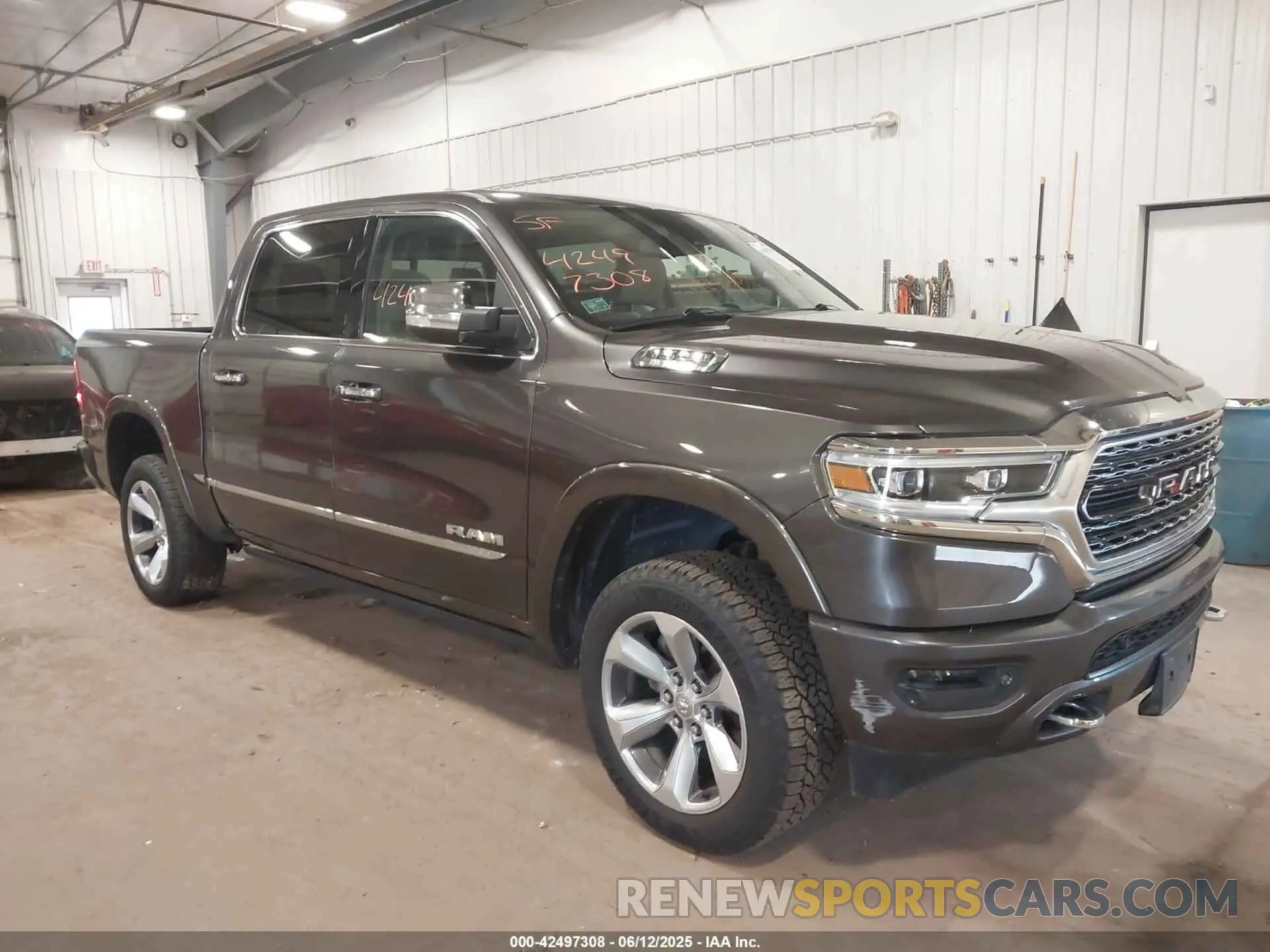 1 Photograph of a damaged car 1C6SRFHT6KN732727 RAM 1500 2019