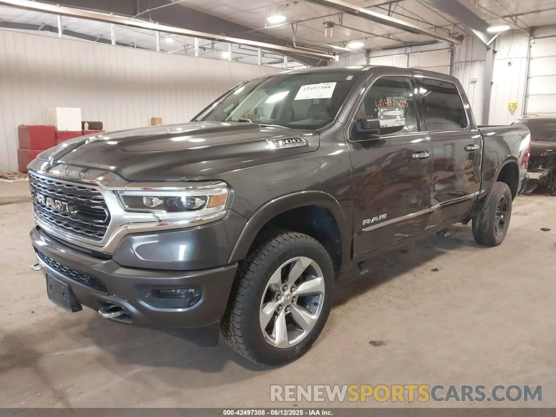 2 Photograph of a damaged car 1C6SRFHT6KN732727 RAM 1500 2019