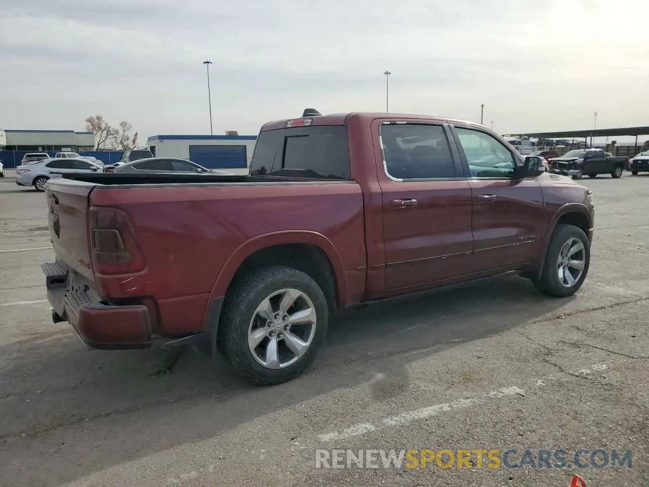 3 Photograph of a damaged car 1C6SRFHT6KN802033 RAM 1500 2019
