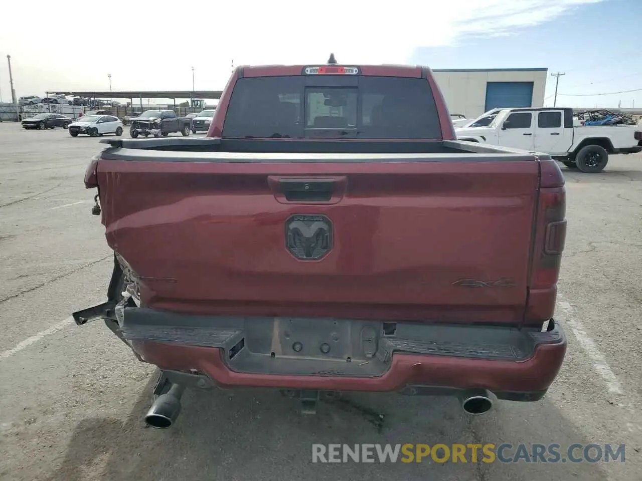 6 Photograph of a damaged car 1C6SRFHT6KN802033 RAM 1500 2019