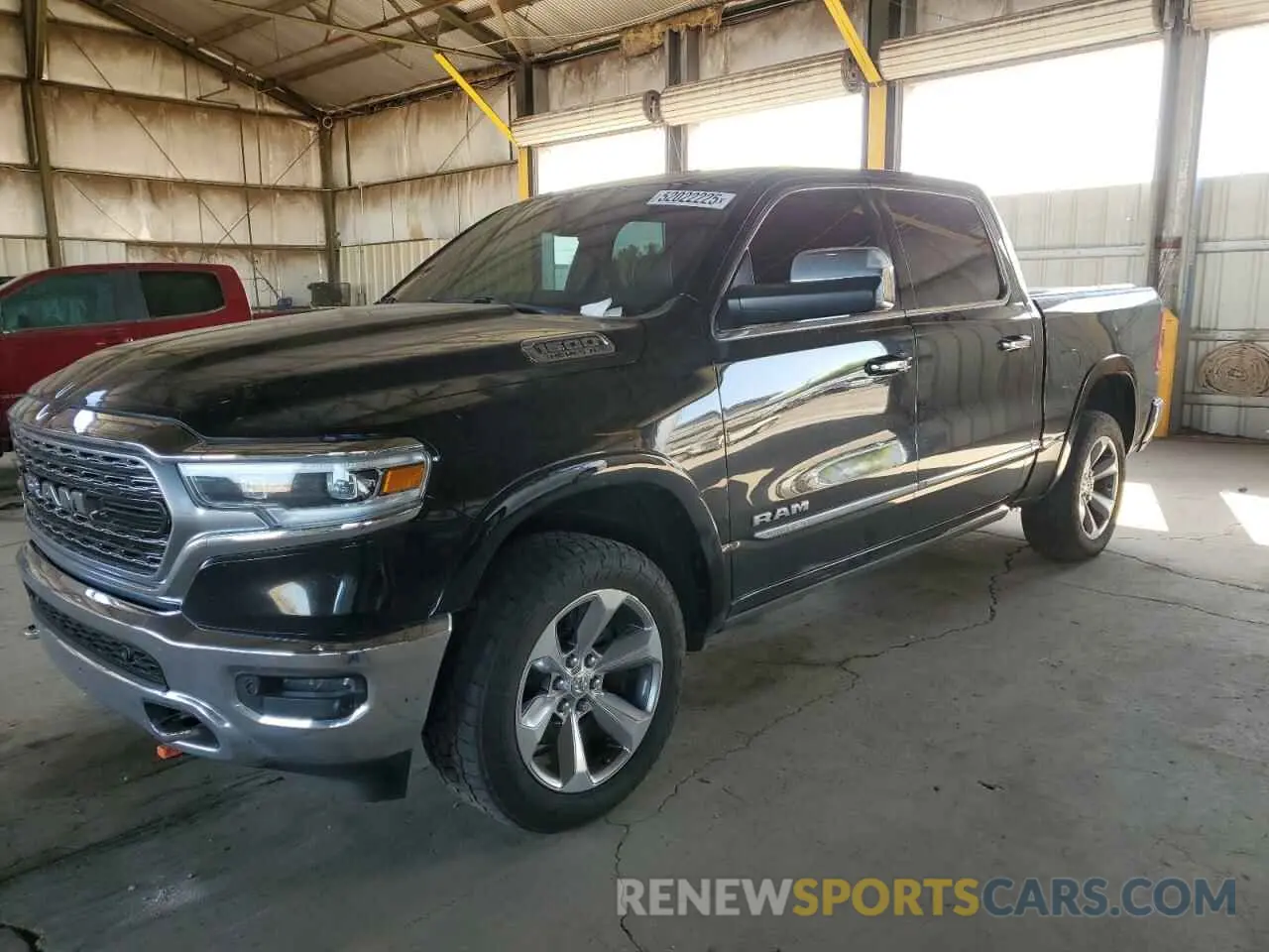 1 Photograph of a damaged car 1C6SRFHT7KN503621 RAM 1500 2019