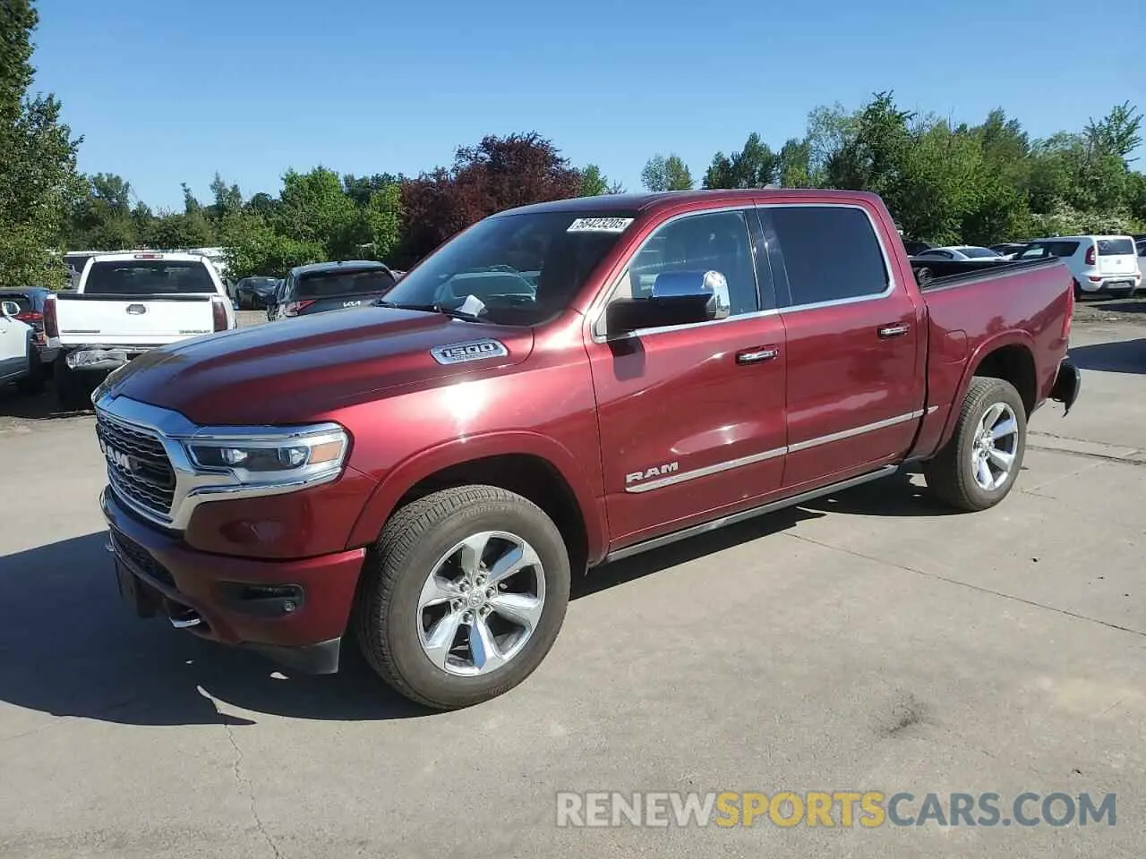 1 Photograph of a damaged car 1C6SRFHT7KN572745 RAM 1500 2019