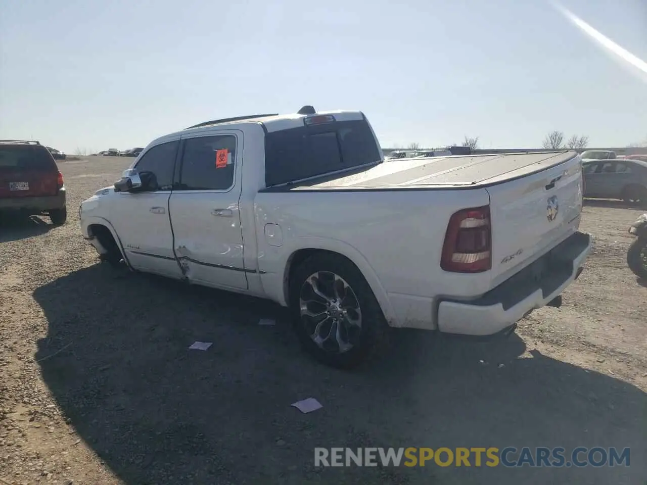 2 Photograph of a damaged car 1C6SRFHT7KN627050 RAM 1500 2019
