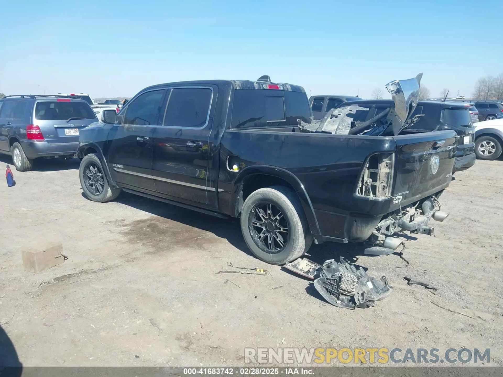 3 Photograph of a damaged car 1C6SRFHT7KN861608 RAM 1500 2019