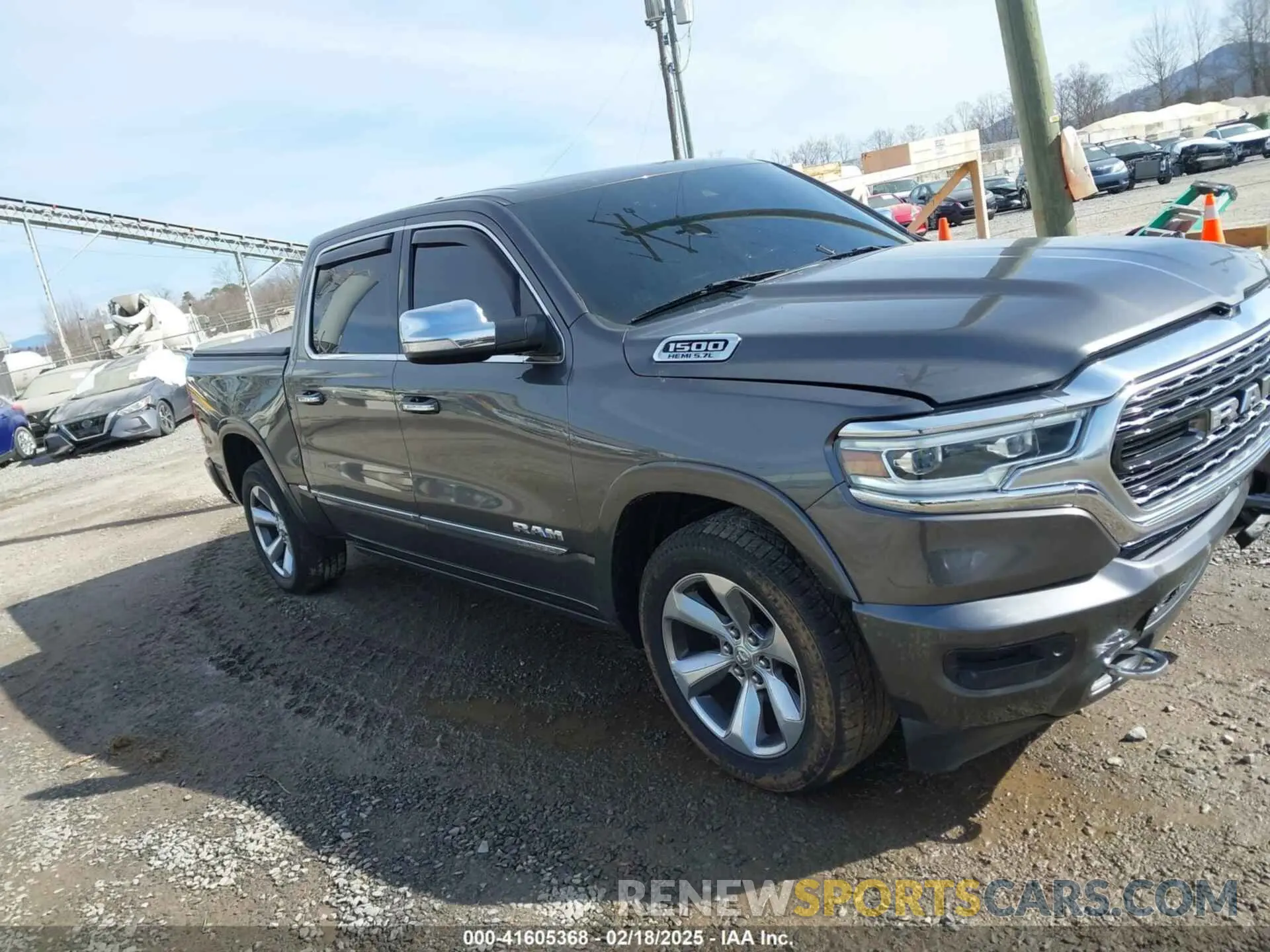 1 Photograph of a damaged car 1C6SRFHT8KN549846 RAM 1500 2019