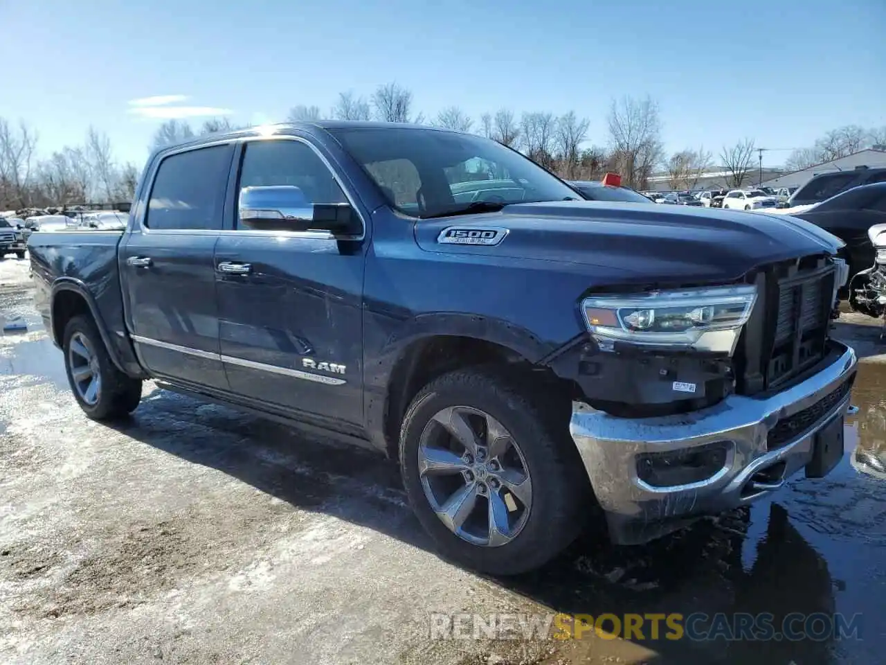 4 Photograph of a damaged car 1C6SRFHT8KN624593 RAM 1500 2019