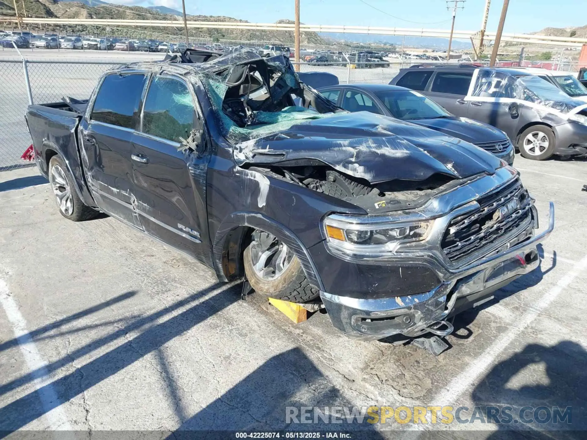 1 Photograph of a damaged car 1C6SRFHT8KN839939 RAM 1500 2019