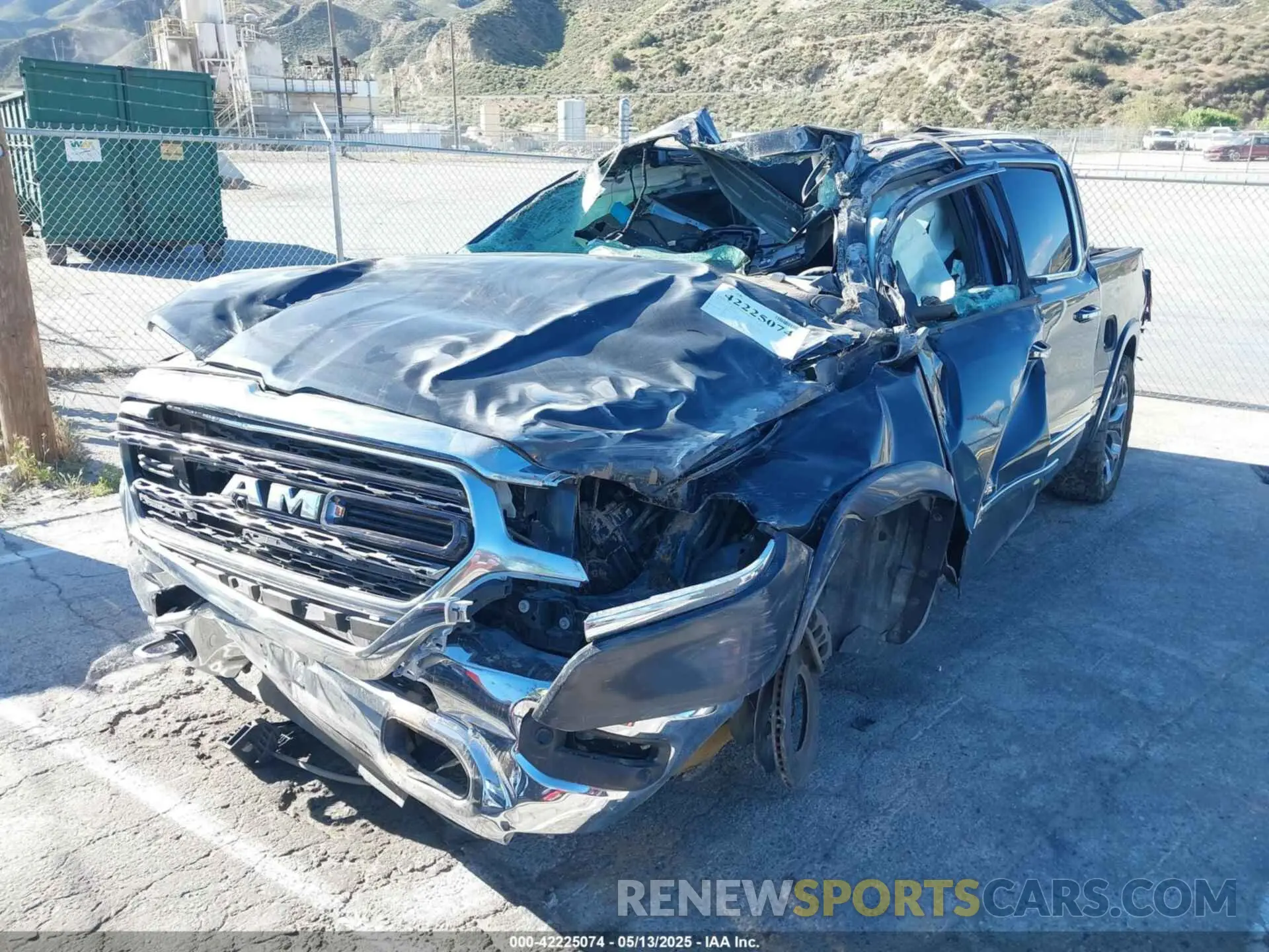 2 Photograph of a damaged car 1C6SRFHT8KN839939 RAM 1500 2019