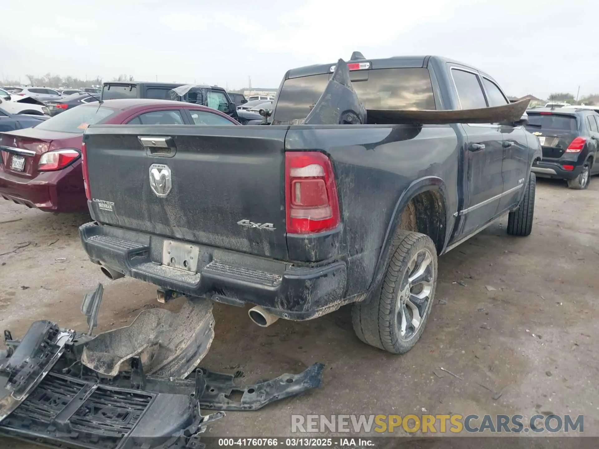4 Photograph of a damaged car 1C6SRFHT9KN594990 RAM 1500 2019