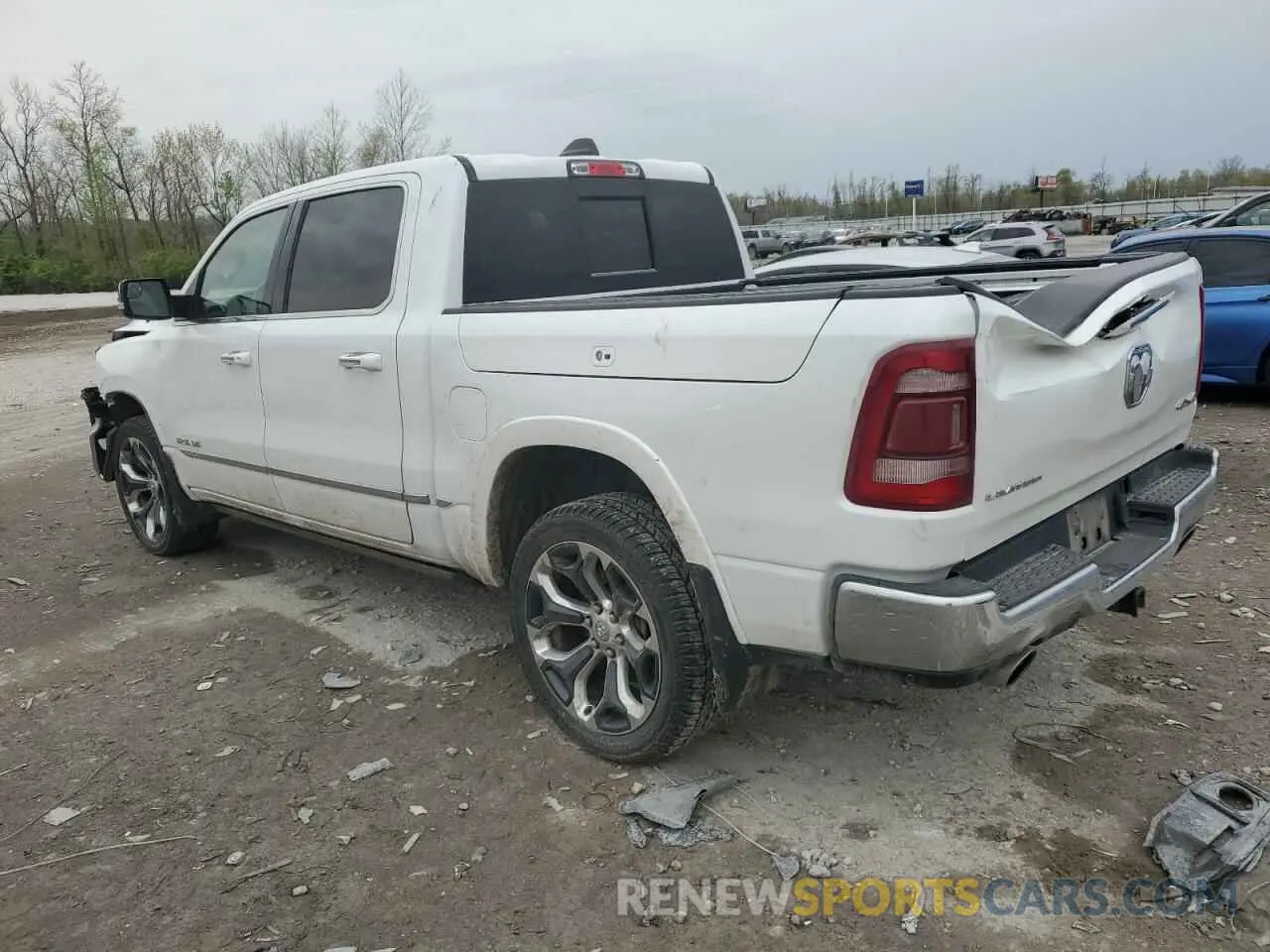 2 Photograph of a damaged car 1C6SRFHT9KN612713 RAM 1500 2019