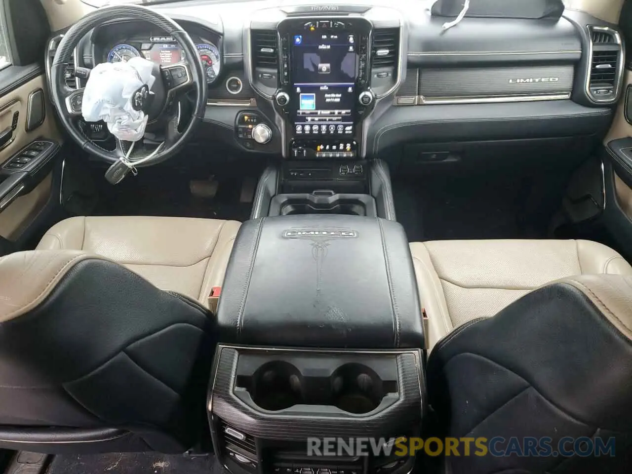 8 Photograph of a damaged car 1C6SRFHT9KN612713 RAM 1500 2019