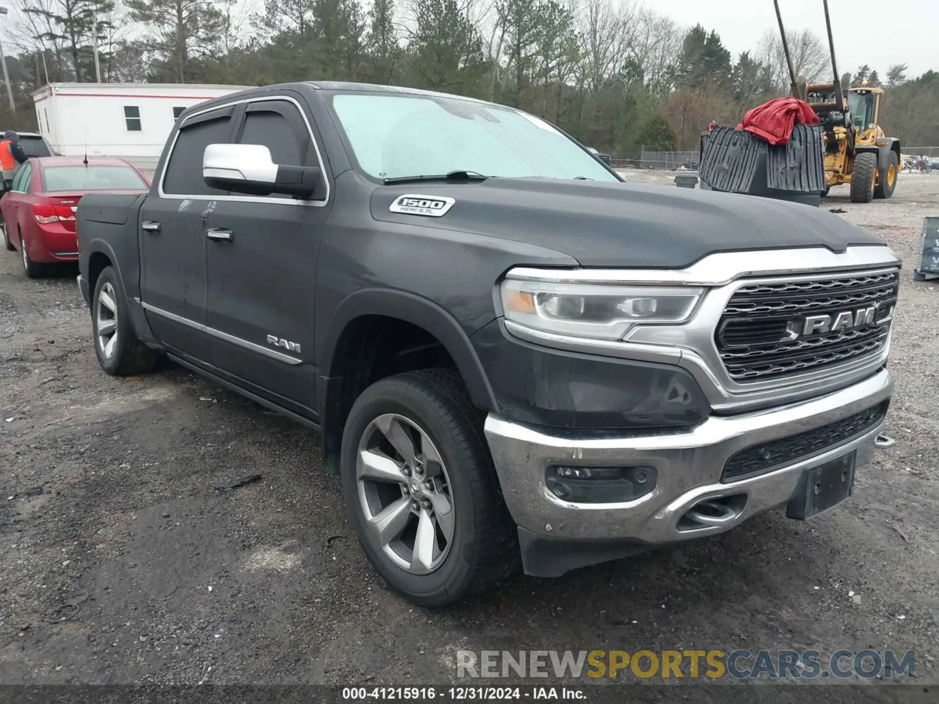 1 Photograph of a damaged car 1C6SRFHT9KN716599 RAM 1500 2019