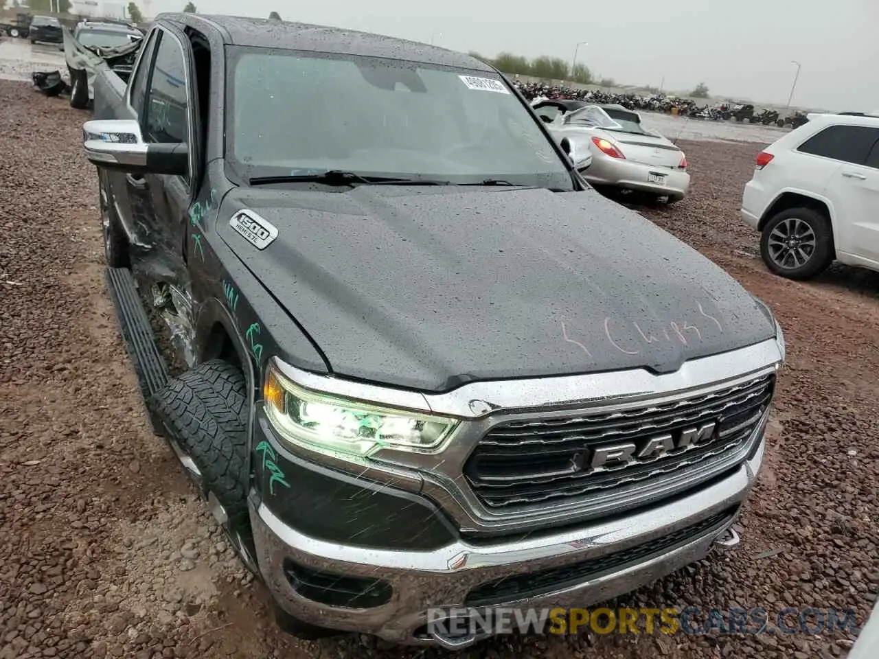5 Photograph of a damaged car 1C6SRFHTXKN512958 RAM 1500 2019