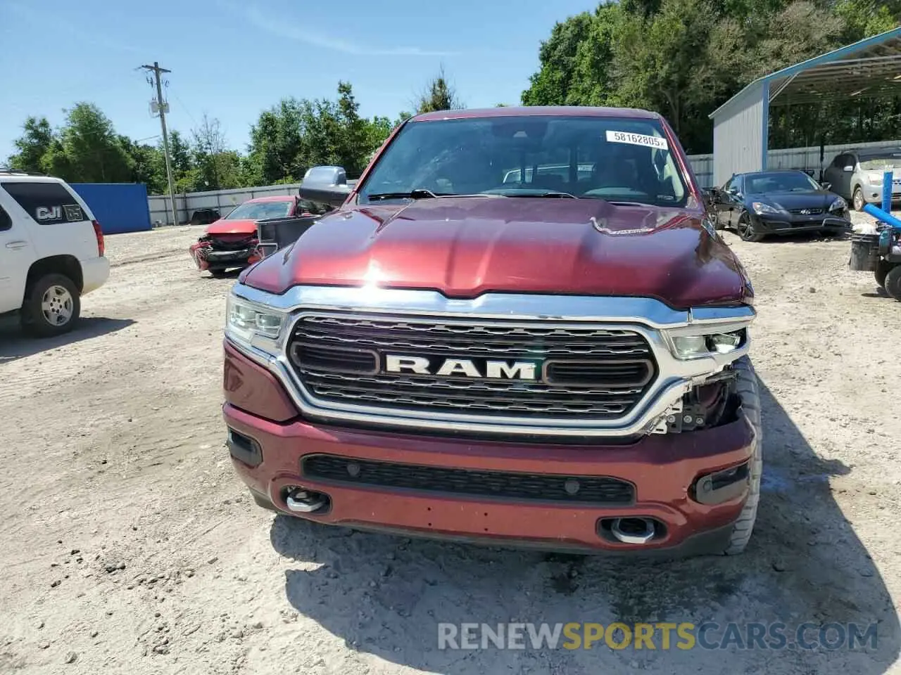 5 Photograph of a damaged car 1C6SRFHTXKN615586 RAM 1500 2019