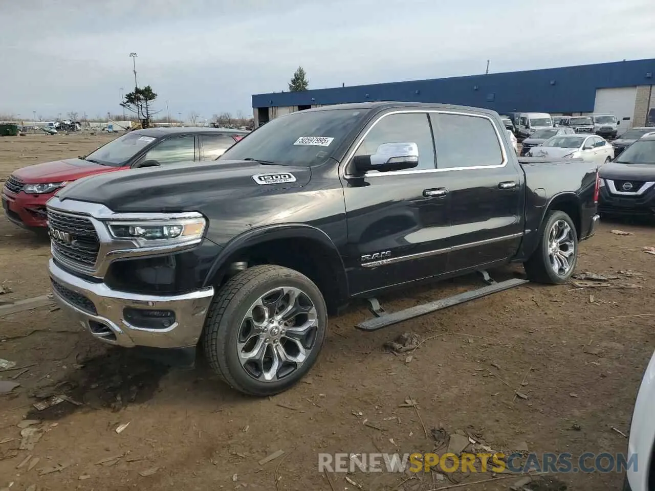 1 Photograph of a damaged car 1C6SRFHTXKN676470 RAM 1500 2019