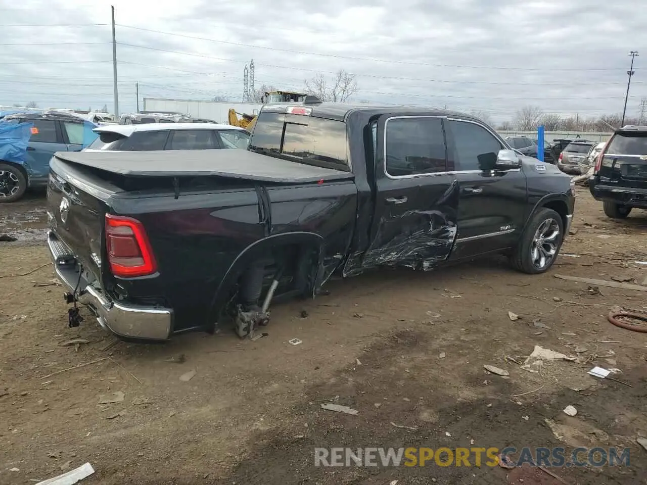 3 Photograph of a damaged car 1C6SRFHTXKN676470 RAM 1500 2019