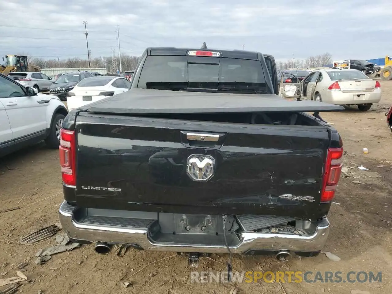6 Photograph of a damaged car 1C6SRFHTXKN676470 RAM 1500 2019
