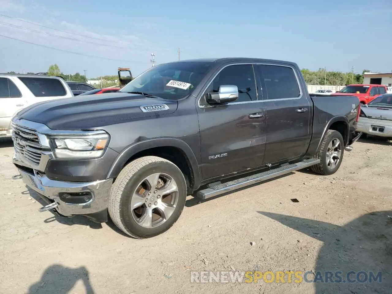 1 Photograph of a damaged car 1C6SRFJT3KN655177 RAM 1500 2019