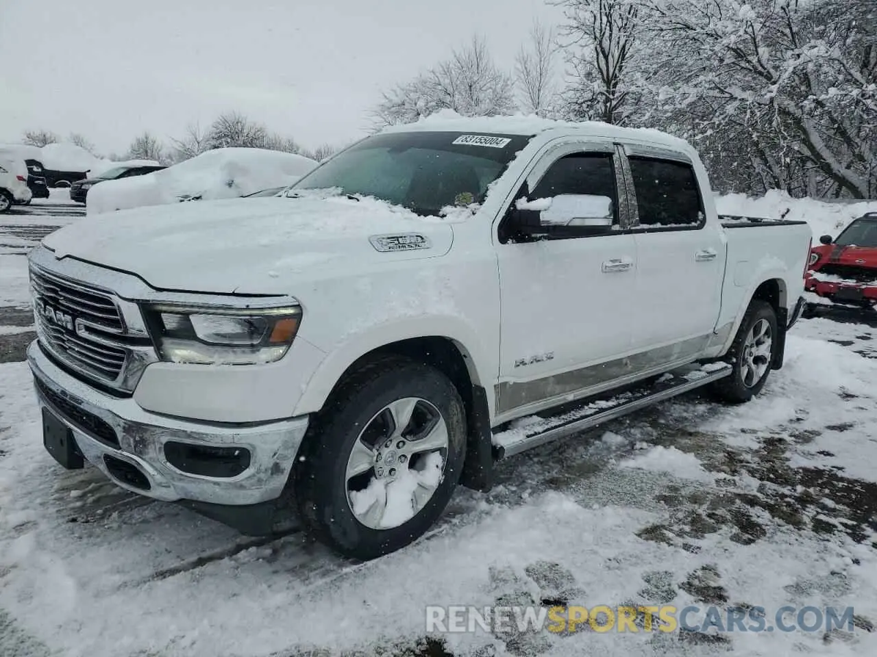 1 Photograph of a damaged car 1C6SRFJT3KN837154 RAM 1500 2019