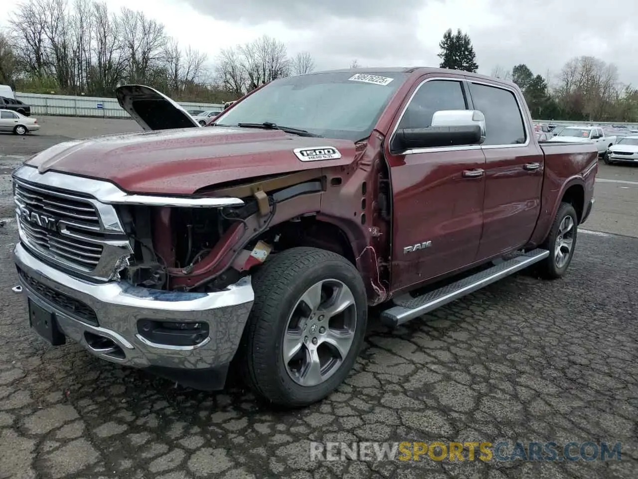 1 Photograph of a damaged car 1C6SRFJT4KN520838 RAM 1500 2019