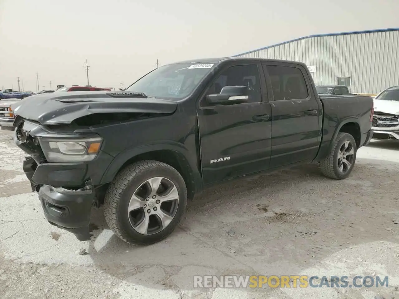1 Photograph of a damaged car 1C6SRFJT4KN603136 RAM 1500 2019