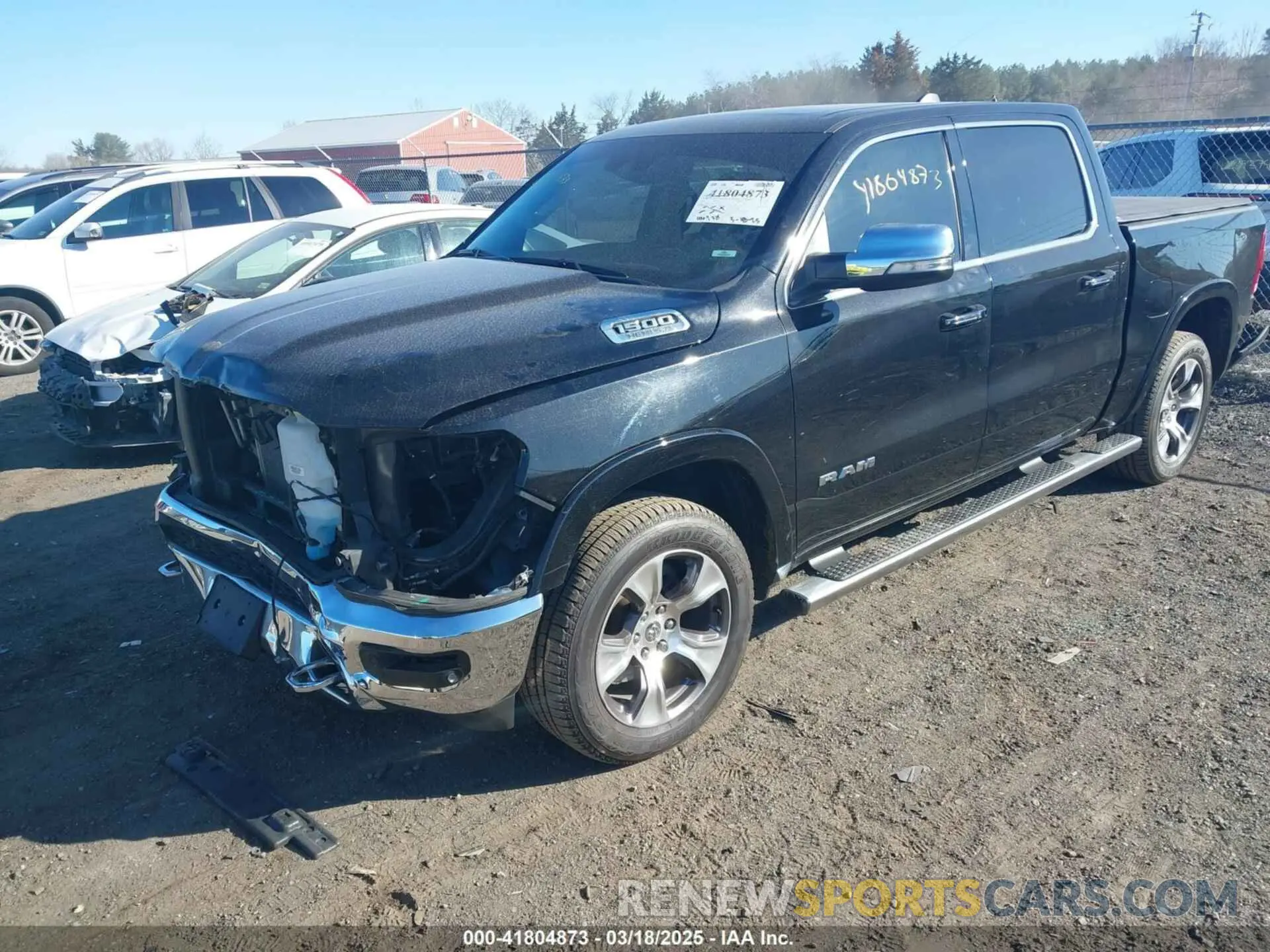 2 Photograph of a damaged car 1C6SRFJT4KN652093 RAM 1500 2019