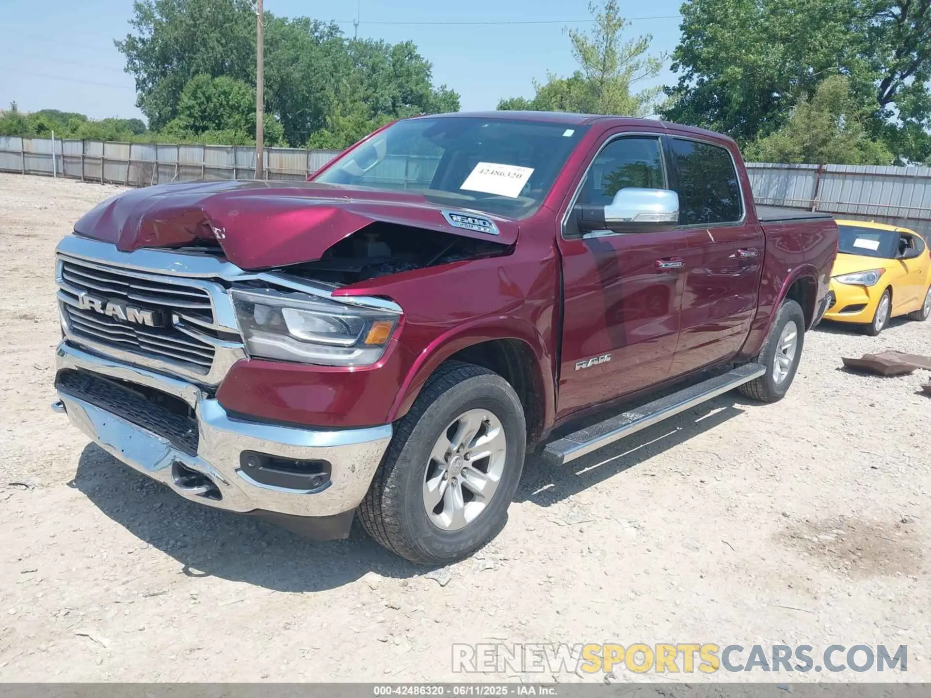2 Photograph of a damaged car 1C6SRFJT5KN622696 RAM 1500 2019