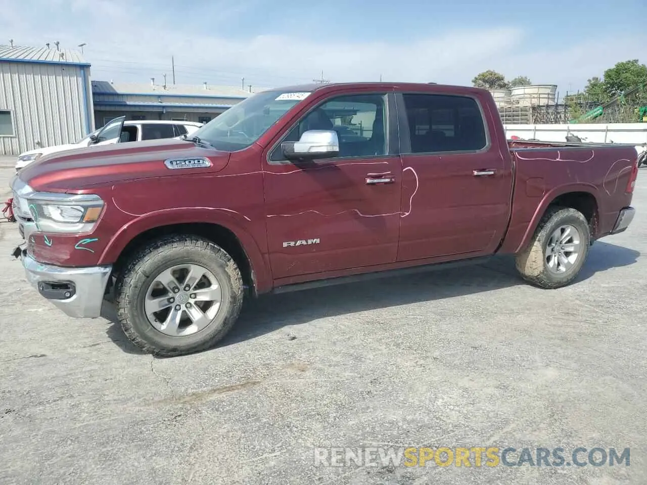 1 Photograph of a damaged car 1C6SRFJT6KN676055 RAM 1500 2019