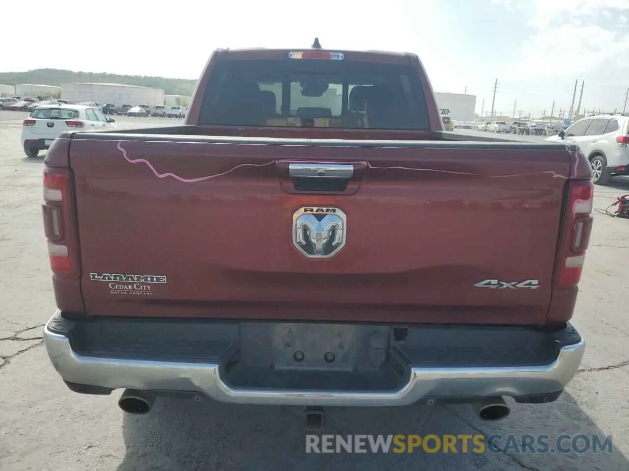 6 Photograph of a damaged car 1C6SRFJT6KN676055 RAM 1500 2019