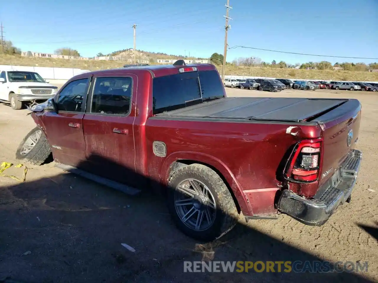 2 Photograph of a damaged car 1C6SRFJT6KN677397 RAM 1500 2019