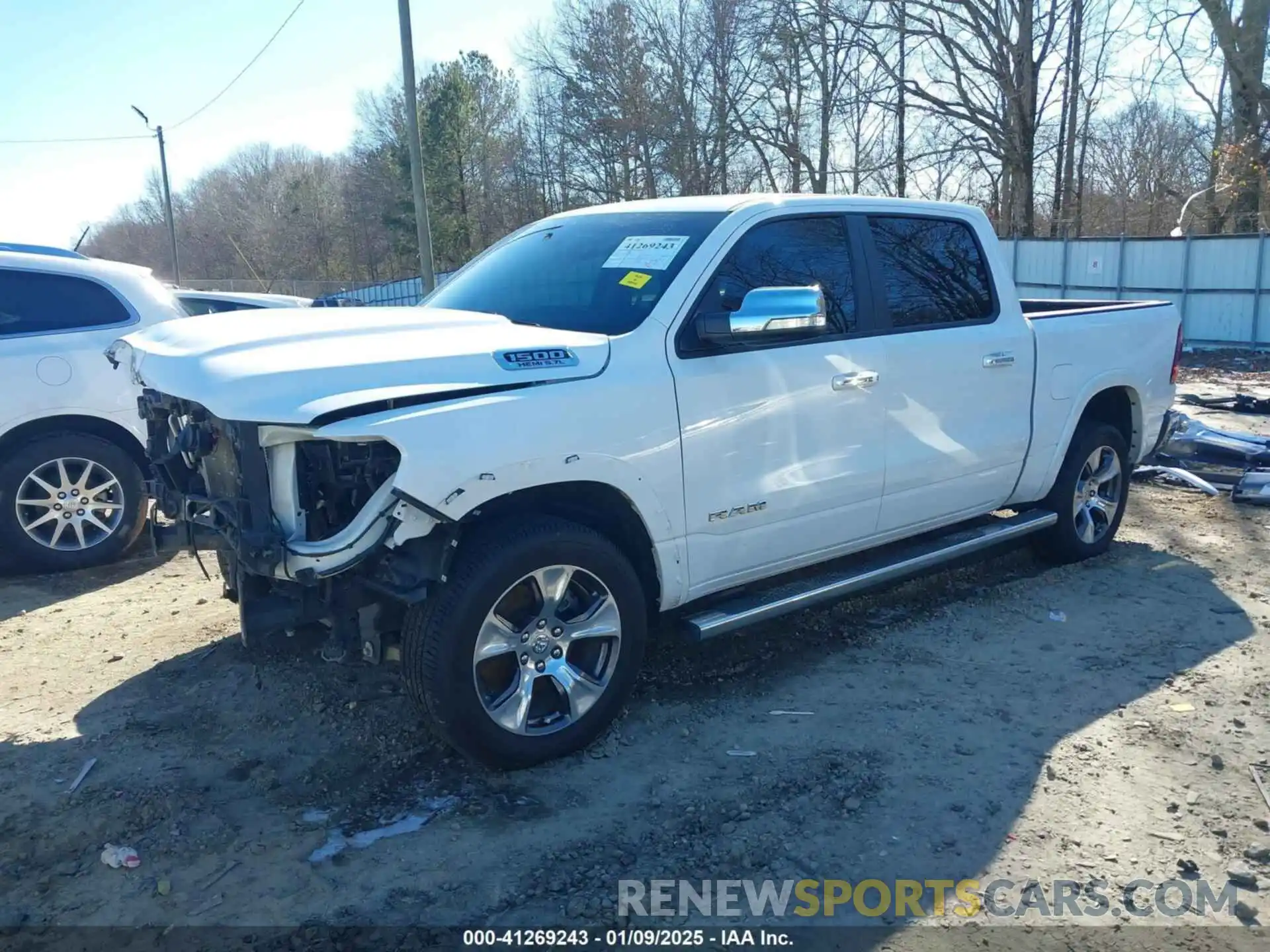 2 Photograph of a damaged car 1C6SRFJT6KN909240 RAM 1500 2019