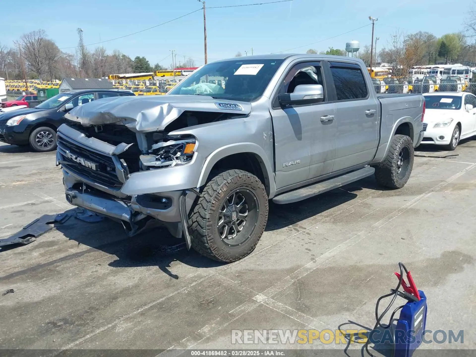 2 Photograph of a damaged car 1C6SRFJT6KN912204 RAM 1500 2019