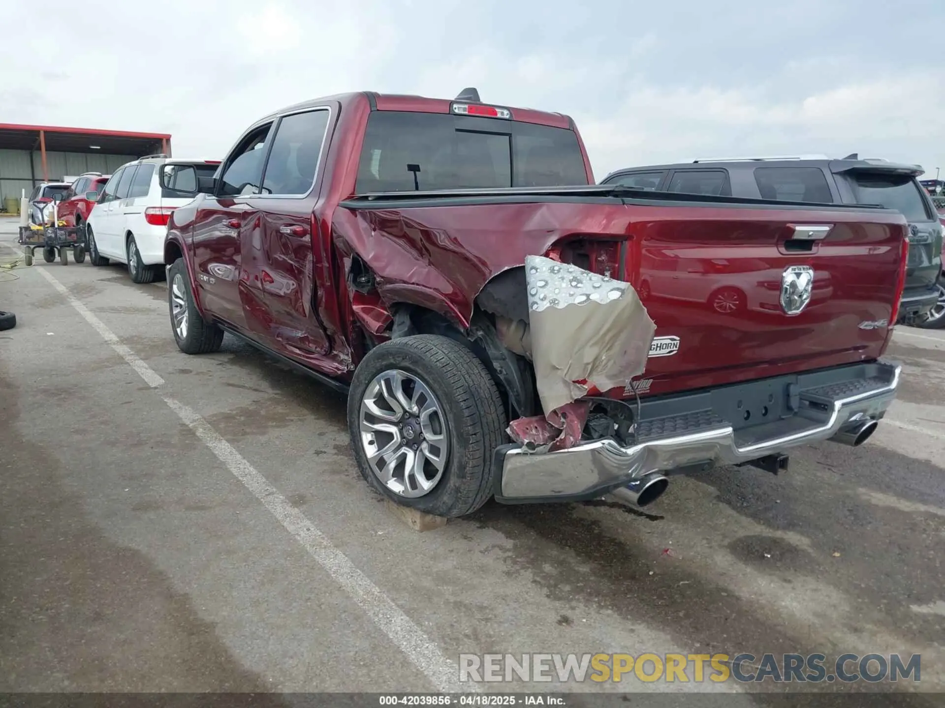 3 Photograph of a damaged car 1C6SRFKT4KN640718 RAM 1500 2019