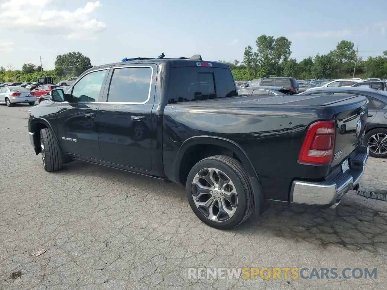 2 Photograph of a damaged car 1C6SRFKT6KN871085 RAM 1500 2019