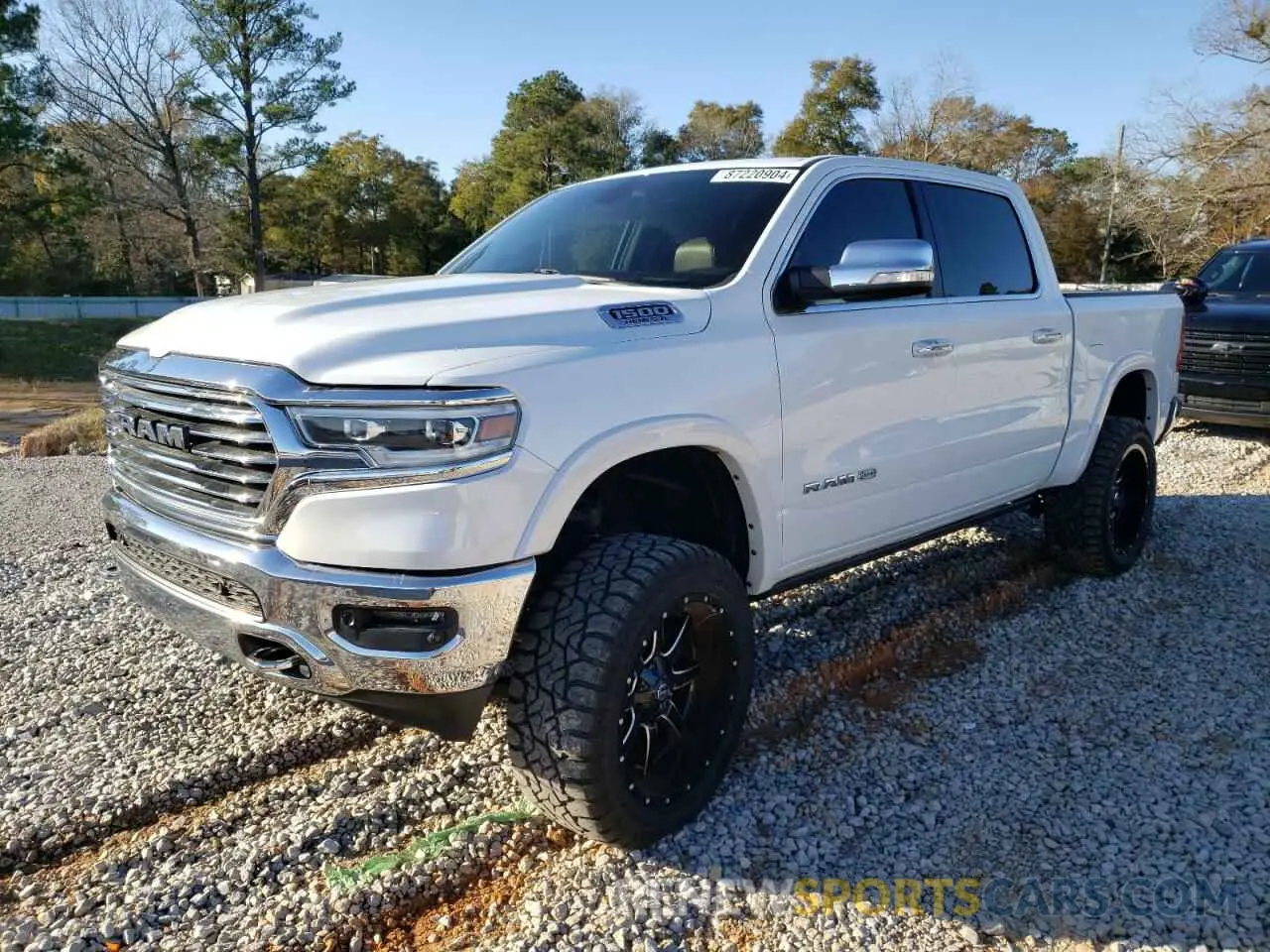 1 Photograph of a damaged car 1C6SRFKT6KN906787 RAM 1500 2019