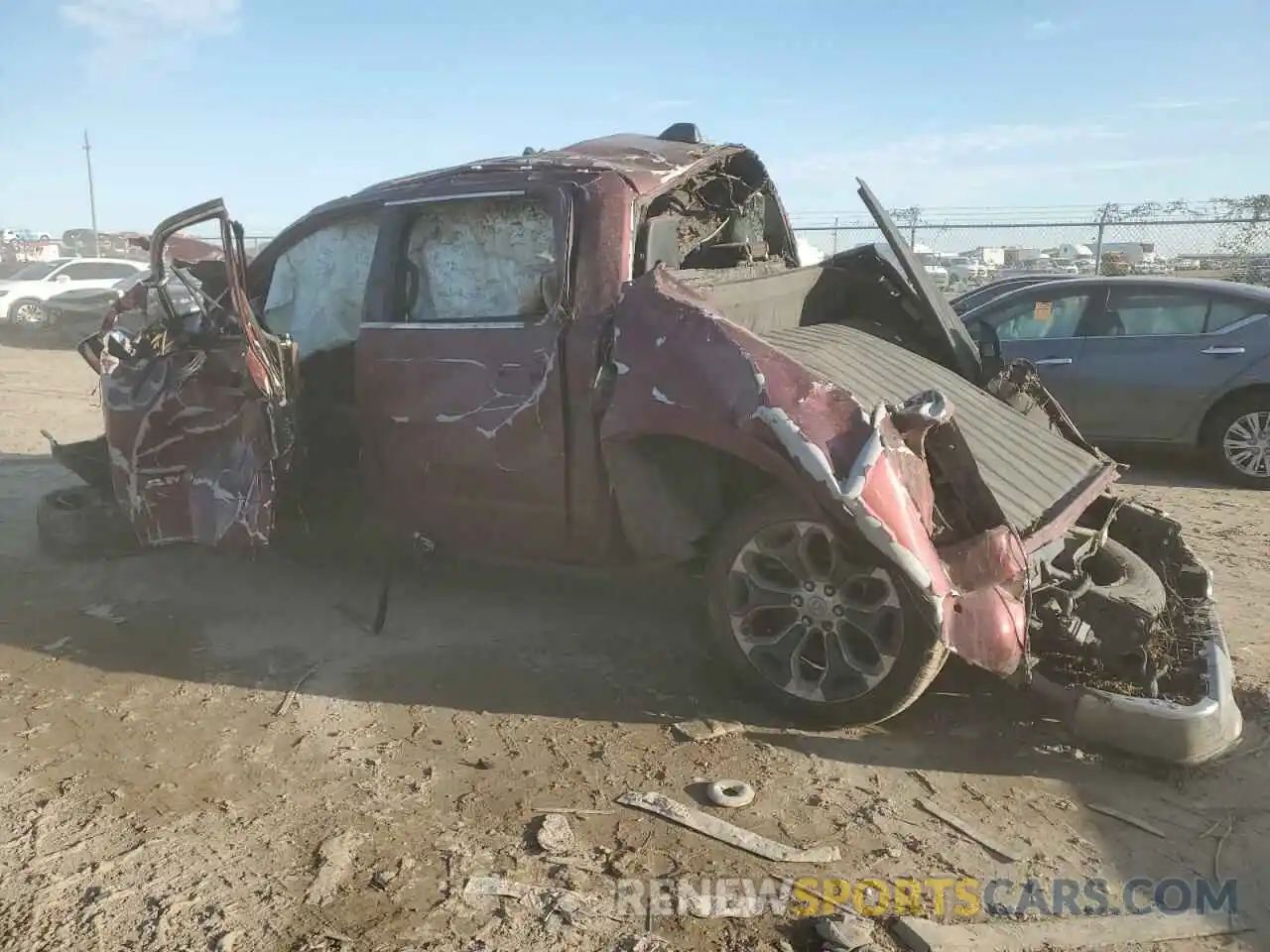 2 Photograph of a damaged car 1C6SRFKT7KN544730 RAM 1500 2019