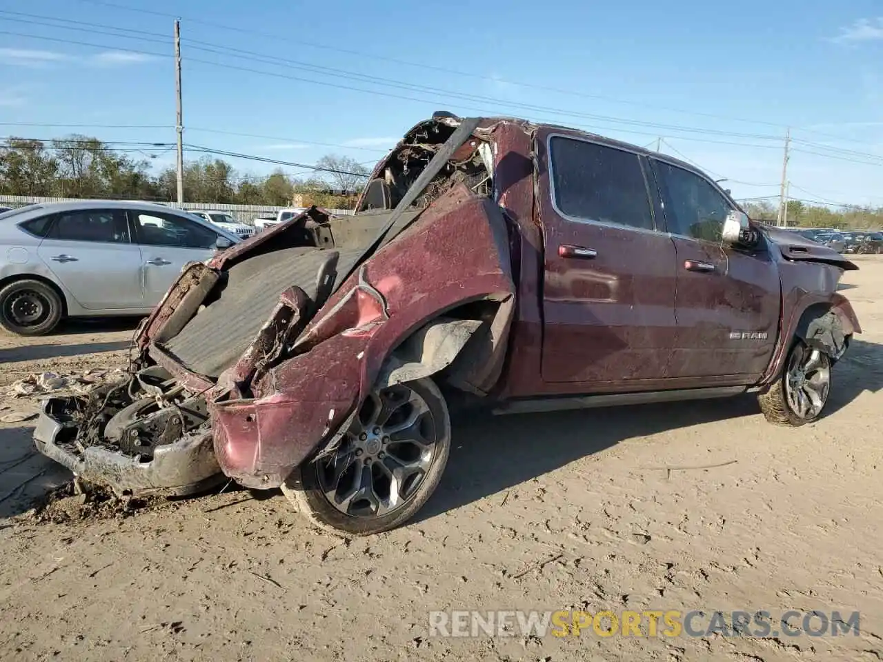 3 Photograph of a damaged car 1C6SRFKT7KN544730 RAM 1500 2019