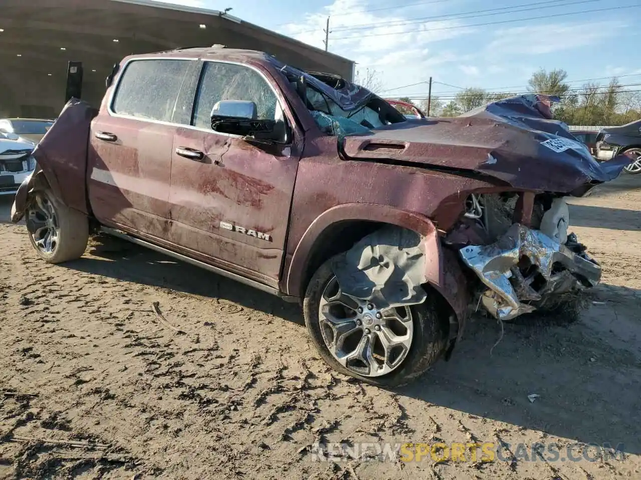 4 Photograph of a damaged car 1C6SRFKT7KN544730 RAM 1500 2019