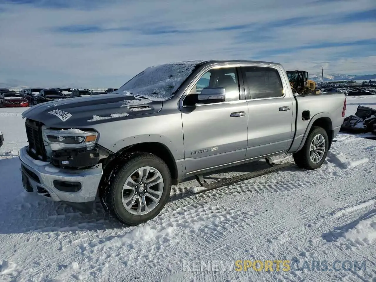 1 Photograph of a damaged car 1C6SRFKT9KN830899 RAM 1500 2019