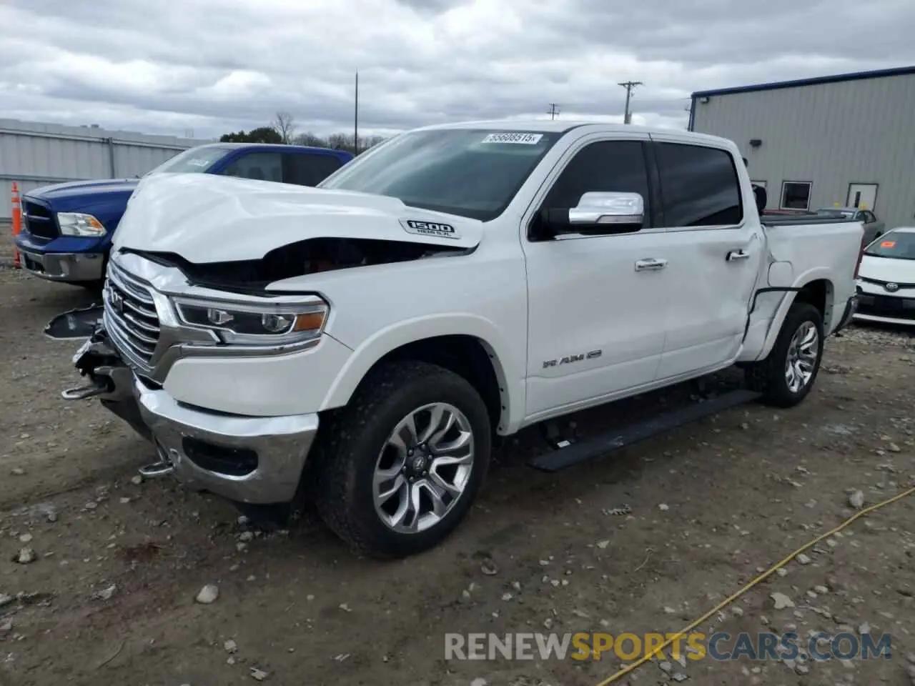 1 Photograph of a damaged car 1C6SRFKTXKN671570 RAM 1500 2019