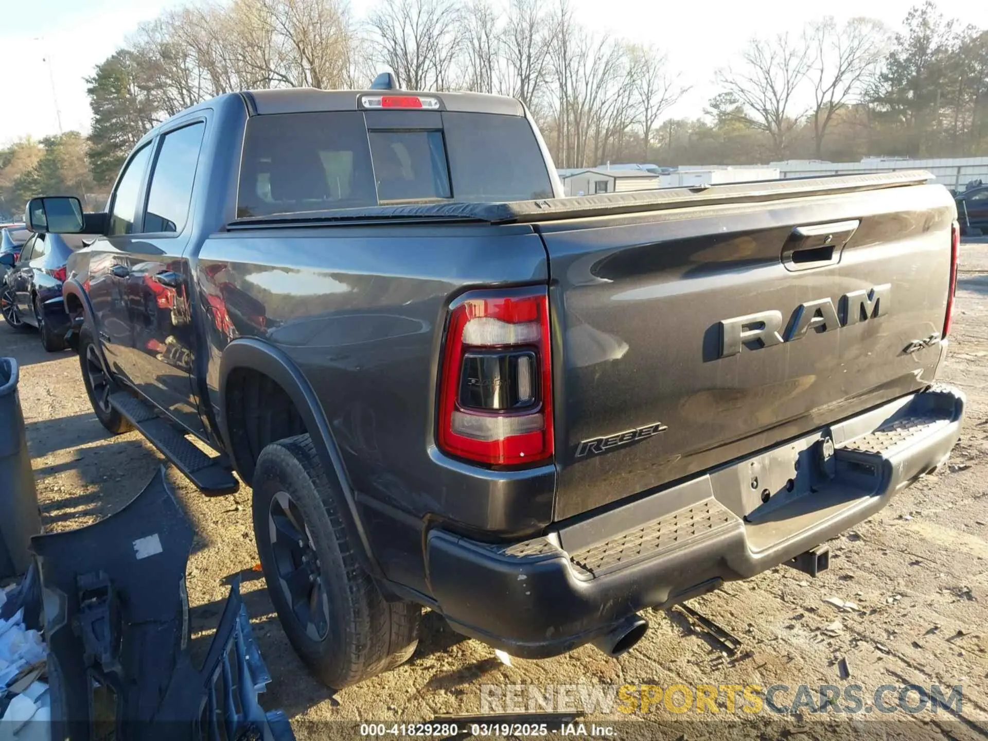 3 Photograph of a damaged car 1C6SRFLT0KN688814 RAM 1500 2019