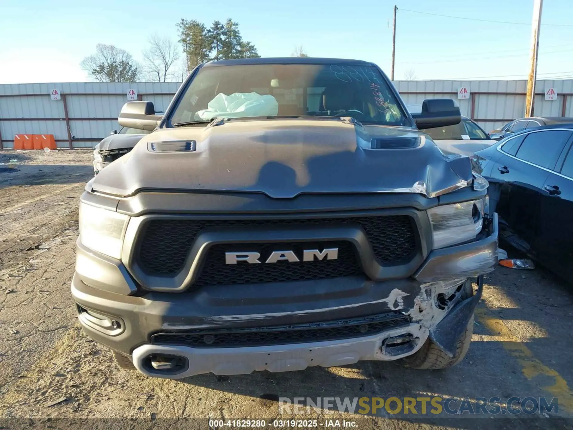 6 Photograph of a damaged car 1C6SRFLT0KN688814 RAM 1500 2019