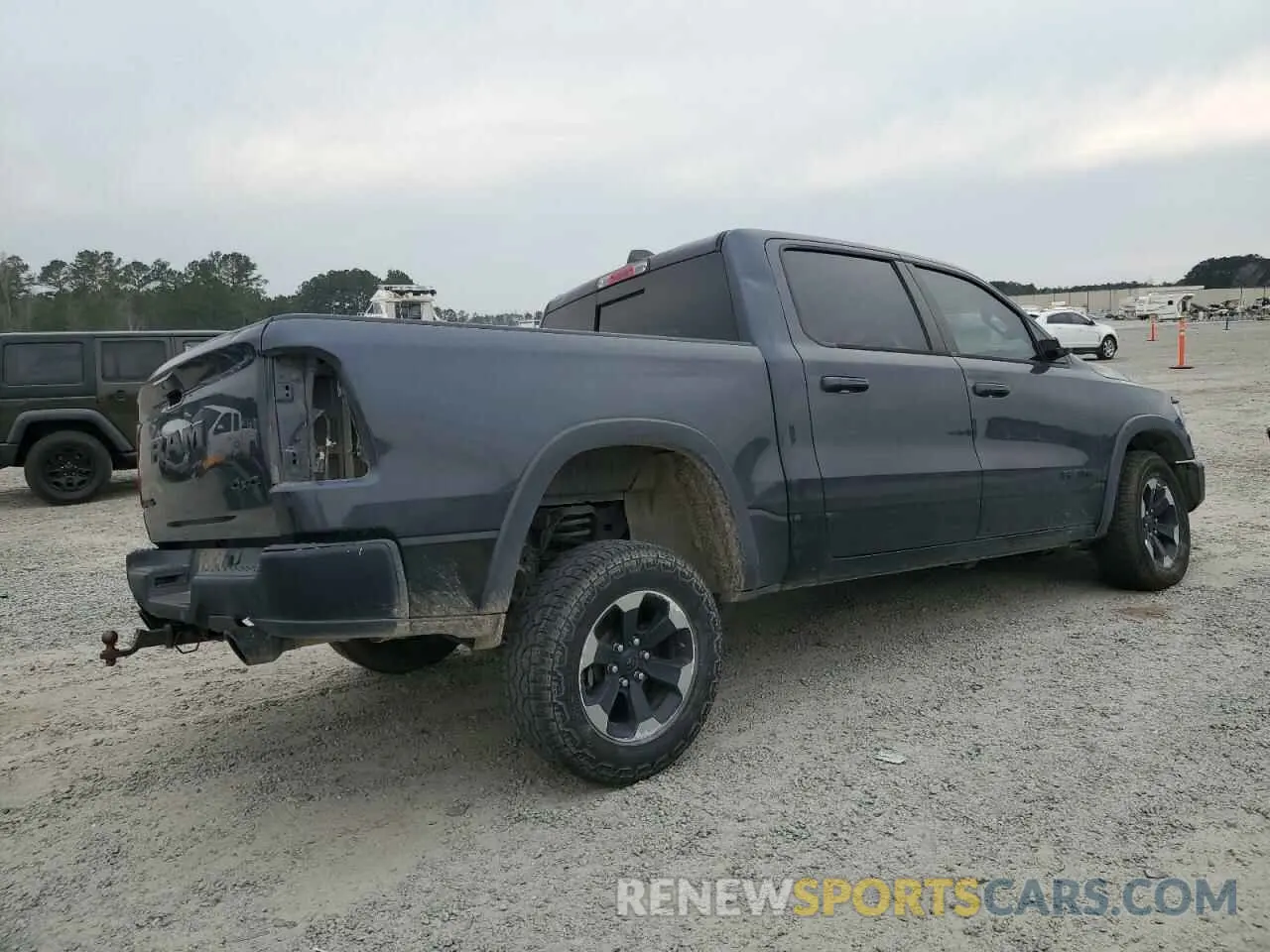 3 Photograph of a damaged car 1C6SRFLT0KN844950 RAM 1500 2019