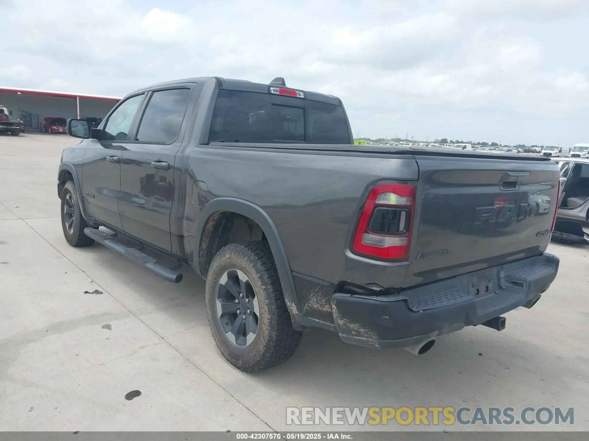 3 Photograph of a damaged car 1C6SRFLT0KN845113 RAM 1500 2019