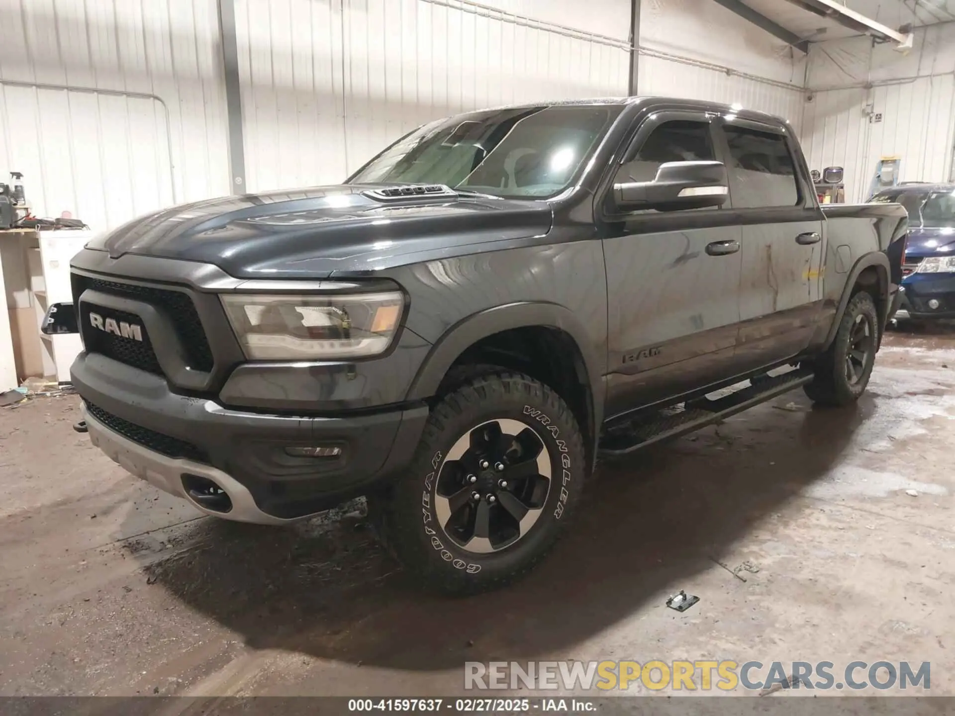 2 Photograph of a damaged car 1C6SRFLT0KN897440 RAM 1500 2019
