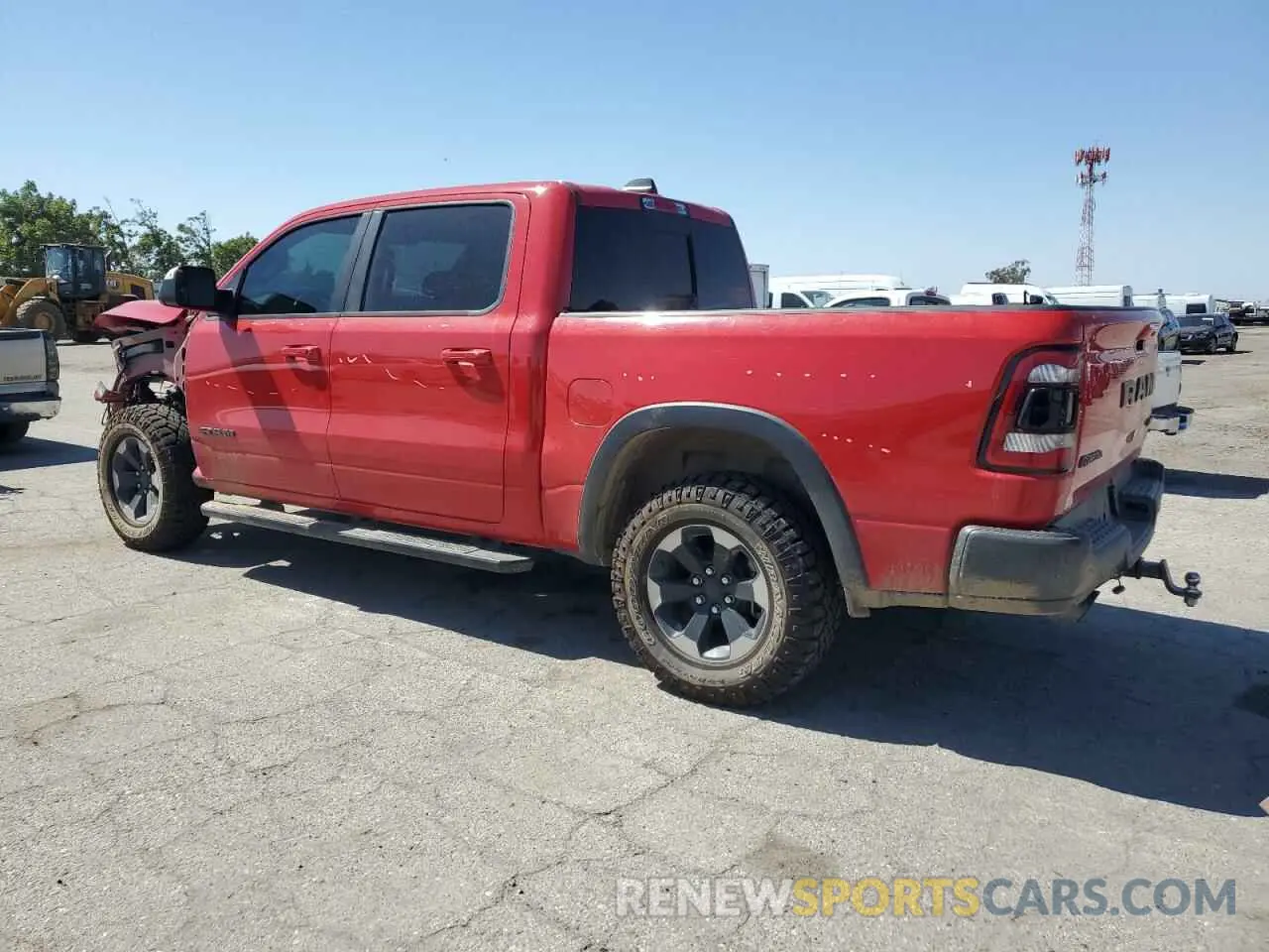 2 Photograph of a damaged car 1C6SRFLT3KN618482 RAM 1500 2019