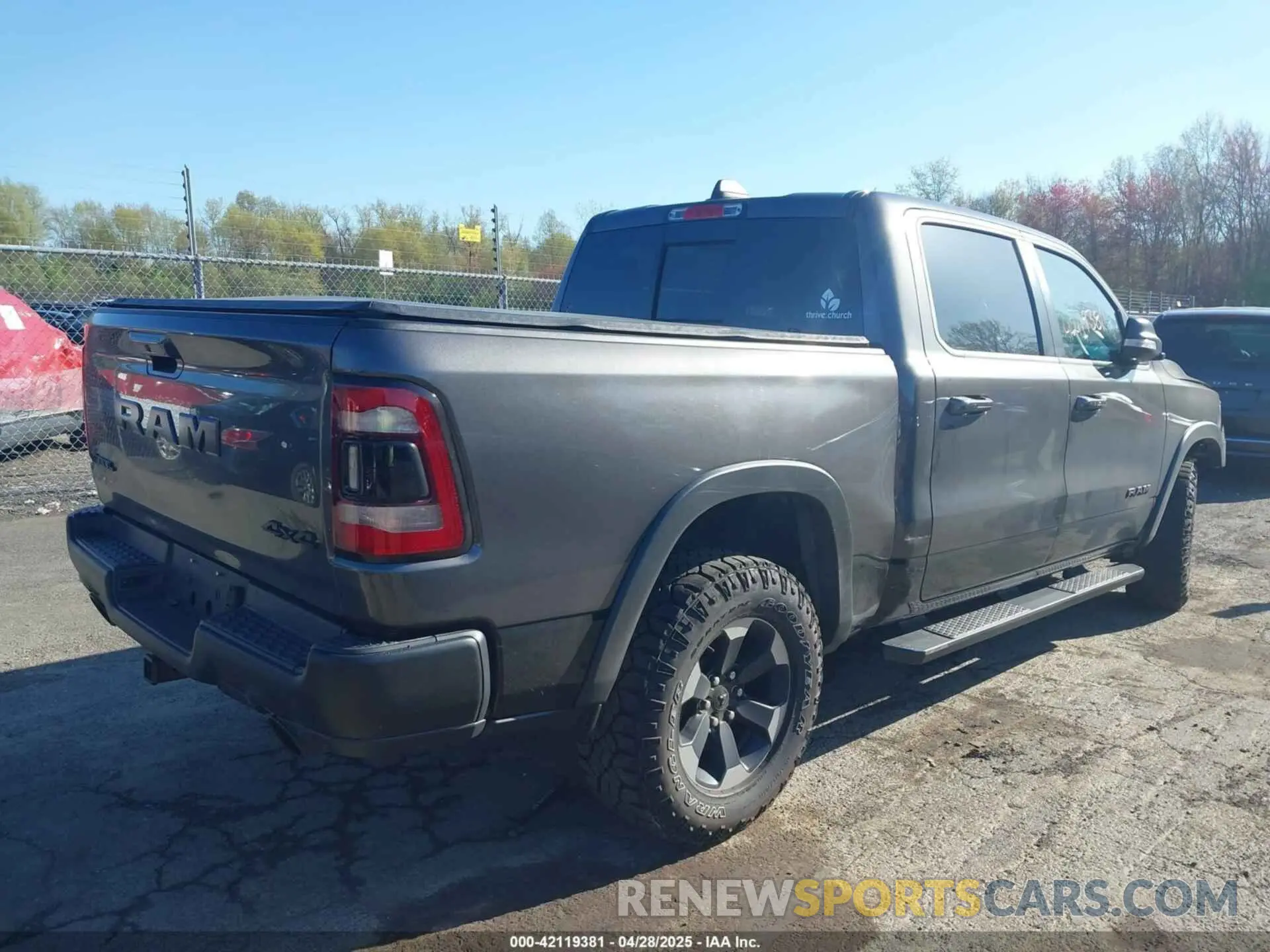 4 Photograph of a damaged car 1C6SRFLT3KN900251 RAM 1500 2019