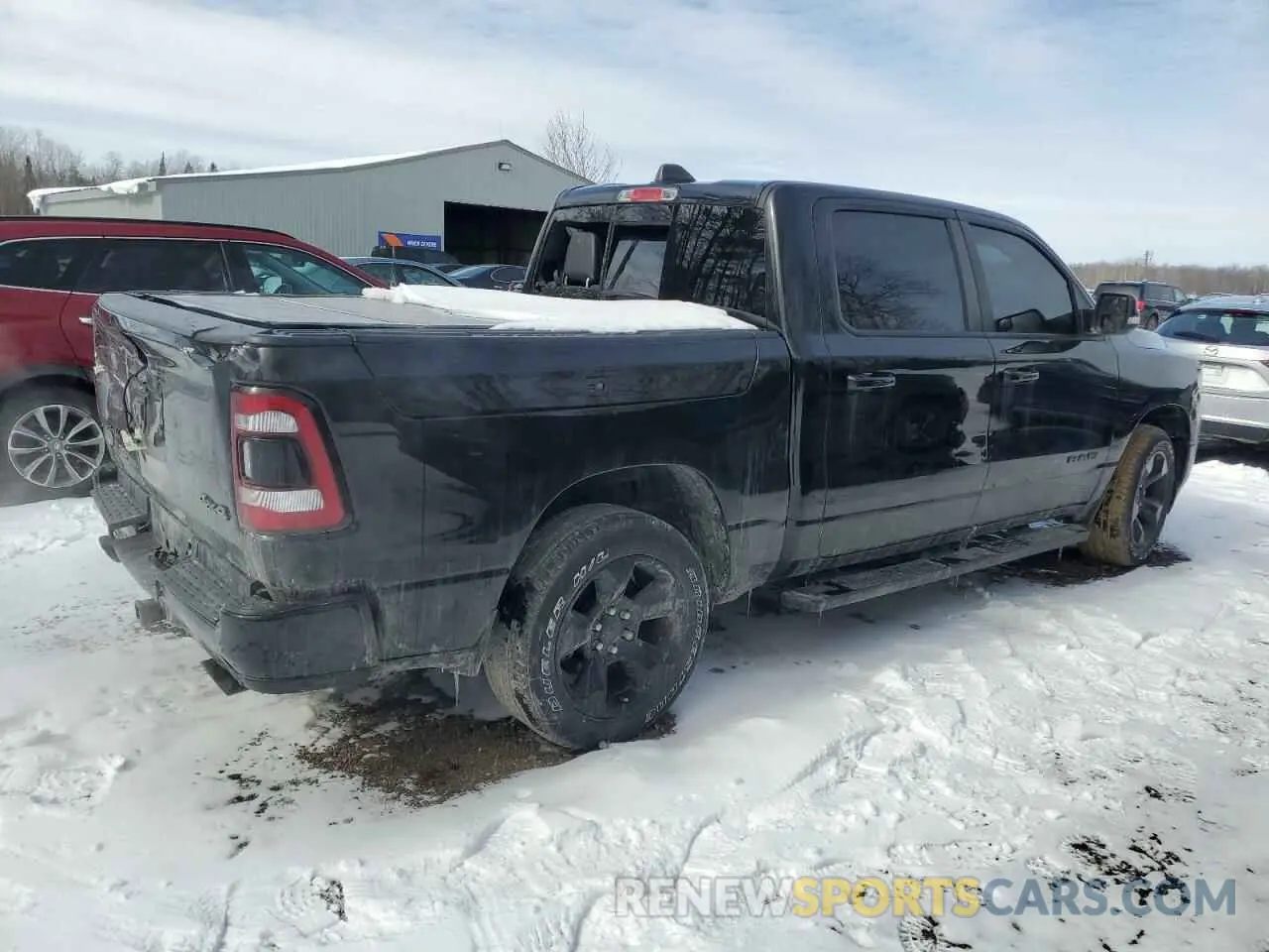 3 Photograph of a damaged car 1C6SRFLT4KN767466 RAM 1500 2019